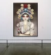 فالشخصيات الصينية الصينية الجديدة ترسم لوحات فيسبوك الجميلة القديمة، رسومات الجدارية الكلاسيكية للممرات والممرات الصينية details Picture